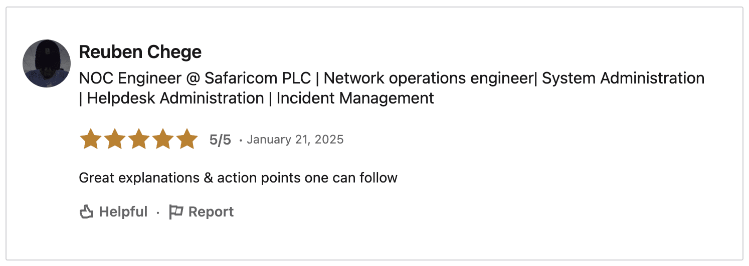 Great explanations & action points one can follow